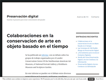 Tablet Screenshot of preservaciondigital.com